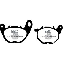Ebc Organik Fren Balatası SFA706 -  Arka Yamaha X-Max 125 250 300