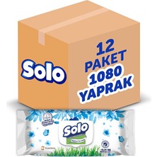 Solo Islak Havlu Okyanus Ferahlığı 12'li Set 1080 Yaprak