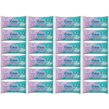 Önlem Islak Havlu Plastik Kapaklı Papatya Özü 90 Yaprak 24'lü Set