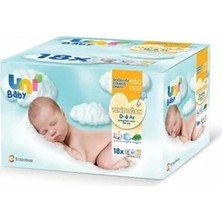 Uni Baby Yenidoğan Islak Mendil Yeni Paket 18'li 720 Yaprak