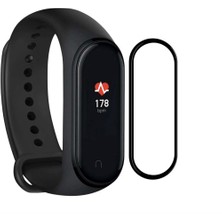 Yediseven Xiaomi Mi Band 6 Ekran Koruyucu 3D Kavisli Tam Kaplama Pmma