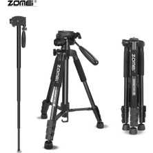 Sanlindou Zomei Tripod Q222 Monopod Kamera Standı Çok Fonksiyonlu Esnek Profesyonel Tripod Seyahat Smartphone Kamera İçin Dslr Projektör - Canlı Tripodlar (Yurt Dışından)