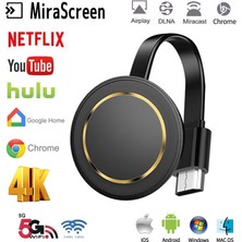 Sanlindou Tv Stıck 5g Kablosuz Ekran Projektör 4 K Kablosuz Wifi Ekran Dongle Alıcı Airplay İçin Google Cast Youtube Google - Tv Stock (Yurt Dışından)