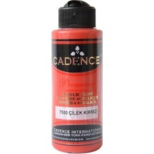 Cadence Akrilik Boya 120MLCC 7550 Çilek Kırmızı
