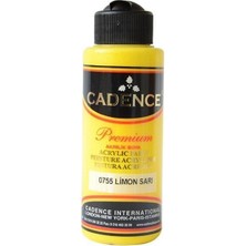 Cadence Akrilik Boya 120MLCC 0755 Limon Sarı