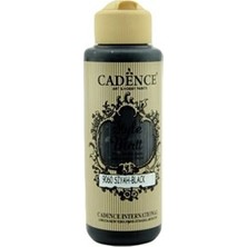 Cadence 120 ml Akrilik Boya Style Matt Mat Siyah 9060 Yüksek Kalite ve Derinlik Sunar