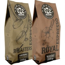 Royal ve Roasters Espresso Kahve Tanışma Seti 2'li 250G