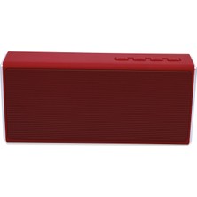 New Rixing NR-5012 Masaüstü Kaplama Bluetooth Hoparlör Kırmızı (Yurt Dışından)