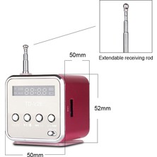 Szykd Fm Mini Çok Fonksiyonlu Radyo USB Dizüstü Hoparlörleri ile Taşınabilir Hoparlörler (Yurt Dışından)