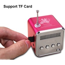 Szykd Fm Mini Çok Fonksiyonlu Radyo USB Dizüstü Hoparlörleri ile Taşınabilir Hoparlörler (Yurt Dışından)