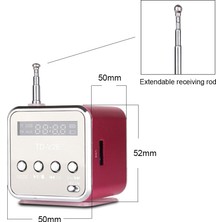 Szykd Fm Mini ile Taşınabilir Hoparlörler Çok Fonksiyonlu Radyo USB Dizüstü Hoparlörler Tv Telefonu Için (Yurt Dışından)