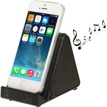 Szykd Kablosuz Sihirli Ses Amplifikatör Indüksiyon Hoparlör Tutucu iPhone 5 & 5 S & 5c / 4 & 4s Siyah (Yurt Dışından)