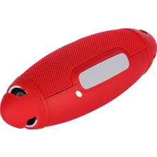 Hopestar H37 Su Geçirmez Taşınabilir Stereo Kablosuz Bluetooth Hoparlör Dahili Mikrofonlu Destek U Disk ve Mp3 Kırmızı (Yurt Dışından)