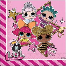 Dzc Kuzenler Avm Lol Resimli Karakter Peçete 20 Li Parti Malzemeleri Konsept Hediyelik