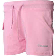 Hummel 931373-2121 Regular Fit Baskılı Pembe Kız Çocuk Şort