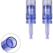 Dermapen Iğnesi Dr Pen Uyumlu 10 'lu 12 Pin Orijinal A6 Mavi Soketli