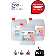 Power Time Epoxy Hobby Epoxy/ Şeffaf Epoksi Reçine Ince Döküm Hobi Epoksi