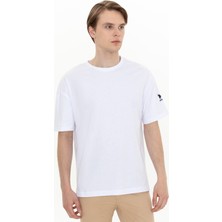 U.S. Polo Assn. Erkek Beyaz T-Shirt 50252132-VR013
