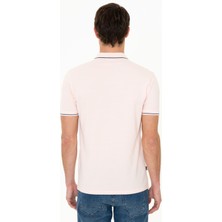 Pierre Cardin Erkek Pembe Slim Fit Polo Yaka Basic Tişört 50252448-VR041