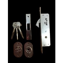 Kale 201F 20MM Sürme Kapı Prazis 62MM Silindirli - Nikel