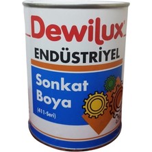 Dewilux Endüstriyel Sonkat Boya Yarı Mat Siyah 0,75 LT(411-9011)