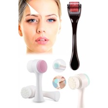 Titanyum Uçlu Cilt Yenileme Aleti ve Mujgan Cilt Temizleme Fırçası