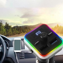 TamamElek Araç Bluetooth Fm Transmitter Cihazı Mp3 Çalar Araç Çakmaklık Şarj Soketi Müzik Kiti