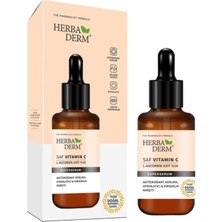 Herbaderm Süperserum 24K Gold Kırşıklık Karşıtı 30ML + Gözenek Karsıtı 30 ml ve Saf Vitamin C 30ML