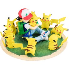 Sinley 8 Adet Pokemon Pikachu Pvc Model Dekorasyon Oyuncakları (Yurt Dışından)