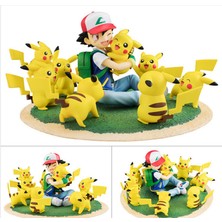 Sakuraa Pokémon Ash Pikachu Anime Figür Oyuncak (Yurt Dışından)