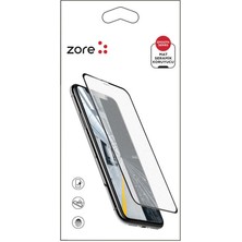 ZORE Apple iPhone 13 Pro Ekran Koruyucu Nano Tam Kapatan Kırılmayan Mat Seramik