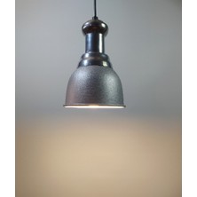 Mylights  Modern Spor  Tekli  Gri  Sarkıt Yatak Başı  Bar  Üsüt  Masa Üsüt Metal Sakıt 14 cm