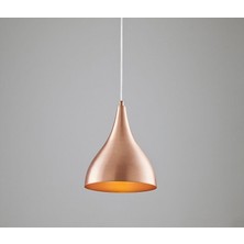 Mylights  Metal Bakır  Konik Retro  Rustik  Sarkıt Avize