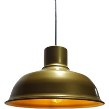 Mylights  Retro  Rustik Mat Altın Metal Sarkıt Avize