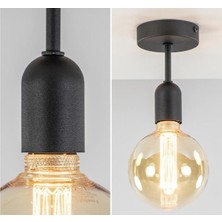Mylights Retro Tavan Avize Rustik Metal Armatür    10CM