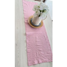 White Alamode Pötikare Pembe Runner 40 x 140 cm