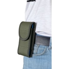 Neler Geldi Neler Kanvas Kumaş Cırt Cırt Kapaklı Kemere Takılan Telefon Kılıfı Telefon Bel Çantası