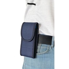 Neler Geldi Neler Kanvas Kumaş Cırt Cırt Kapaklı Kemere Takılan Telefon Kılıfı Telefon Bel Çantası