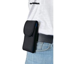 Neler Geldi Neler Kanvas Kumaş Cırt Cırt Kapaklı Kemere Takılan Telefon Kılıfı Telefon Bel Çantası