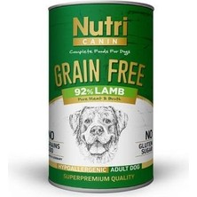Nutri Canin Tahılsız Adult Kuzu Etli Köpek Konservesi 400 gr