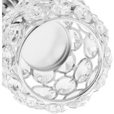 Chasoe Kristal Mumluk Tealight Şamdan Gümüş 16.5 cm (Yurt Dışından)