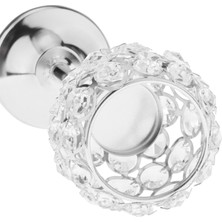 Chasoe Kristal Mumluk Tealight Şamdan Gümüş 16.5 cm (Yurt Dışından)