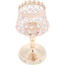 Chasoe Düğün Kristal Boncuklu Adak Tealight Ayağı Şamdan Lamba Dekor # 7 L (Yurt Dışından)