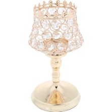 Chasoe Düğün Kristal Boncuklu Adak Tealight Ayağı Şamdan Lamba Dekor # 7 L (Yurt Dışından)