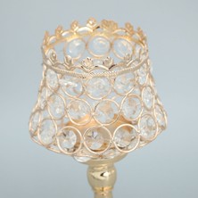 Chasoe Düğün Kristal Boncuklu Adak Tealight Ayağı Şamdan Lamba Dekor # 7 L (Yurt Dışından)