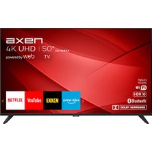Axen AX50FIL242 50" 126 Ekran Uydu Alıcılı Ultra HD WebOS Smart LED TV