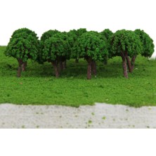 Best Life 50 Adet Plastik Model Ağaçları Düzeni Tren Demiryolu Manzarası 3 cm 1: 500 N Ölçek (Yurt Dışından)
