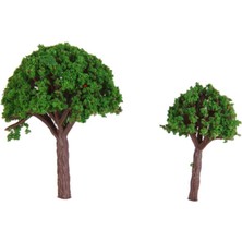 Best Life 50 Adet Plastik Model Ağaçları Düzeni Tren Demiryolu Manzarası 3 cm 1: 500 N Ölçek (Yurt Dışından)