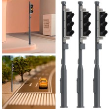 Best Life 3 Adet Tren Trafik Işık Tren Demiryolu Peri Garden Için LED Sinyal Yol Işareti 1 Ila 32 G Ölçek (Yurt Dışından)