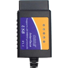 Streak ELM327 Obd2 Kablolu USB Girişli Araç Oto Arıza Tespit Cihazı V1.5